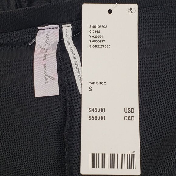 UO x Out From Under Cammy Ruffle Trim Micro Skort Womens Sz Small Tap Shoe Black - Picture 4 of 16